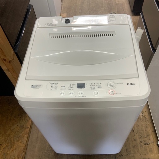 2023年製　ヤマダ　6k 洗濯機　YWM -T60H1 