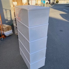 早い者勝ち5人まで！ ○013  衣装ケース 5個 ばら売り プラケース の画像