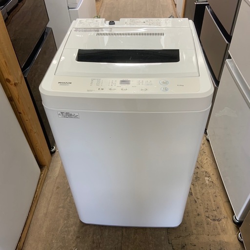 2024年製　マクスゼン　6K 洗濯機　JW60WP01