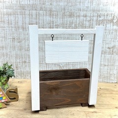 ⭐️ガーデニング⭐️ウッドプランター・小物入れにもの画像