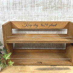 ガーデニング⭐️ウッドラック・調味料ラックの画像