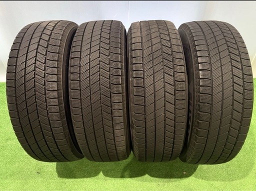 スタッドレスタイヤ＆アルミホイール 4本セット 195/65R15 21年製 バーチカル 15インチ 6J 114.3 5H バリ溝 ブリザック VRX3 1597