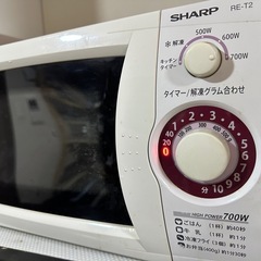 引越し処分　SHARP電子レンジ700Wの画像