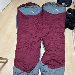 キャンプ 寝袋セットの画像