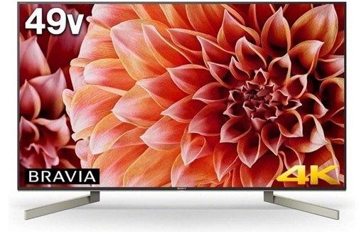 ソニー 49V型 液晶 テレビ ブラビア 4K Android TV機能搭載 Works with Alexa対応 KJ-49X9000F