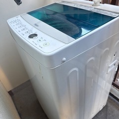 【お取り引き中】引越しのため ハイアール洗濯機 4.5kg 2018年製 取りに来られる方の画像