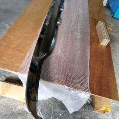 いすゞ 大型 ファイブスター ギガ メッキ フロント リップ スポイラー  凹み有りですが綺麗です。の画像