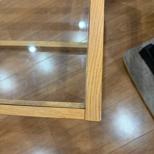 【良品】高野木工 CUBE 110 GLASS TABLE