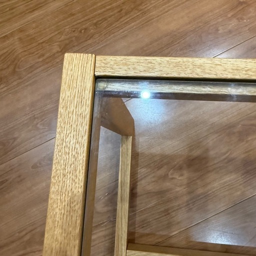 【良品】高野木工 CUBE 110 GLASS TABLE