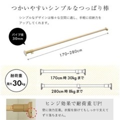 特大突っ張り棒(支え棒付き)【3/21まで】の画像