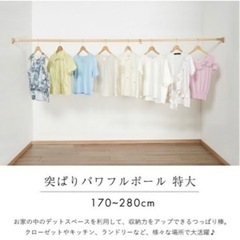 特大突っ張り棒(支え棒付き)【3/21まで】の画像