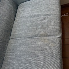 【3/22以降】ソファー グレー　3人掛け　　の画像