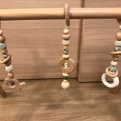 HOPPL ベビージム　木製　美品の画像