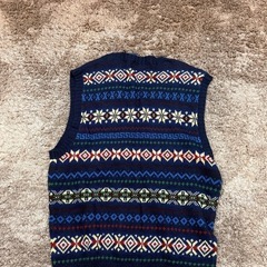 希少［新品未使用］POLORalph Laurenフェアアイルベスト希少な三者混の画像