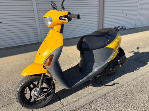 ⭐️レッツ4低燃費インジェクション⭐️バッテリー・プラグ新品交換⭐️外装カウル一式・ブレーキレバー交換済み⭐️50cc原付きスクーター⭐️