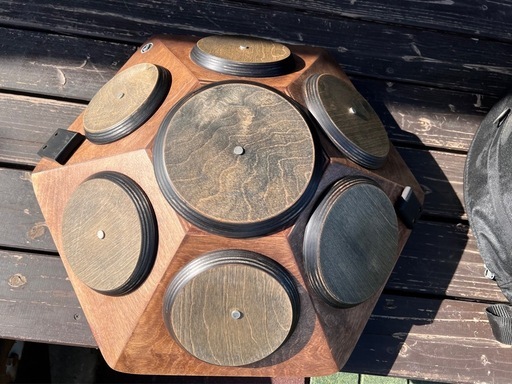 希少 ドイツ製 Majid Drums Hamgam(ハンガム)木製ハンドパン　handpan