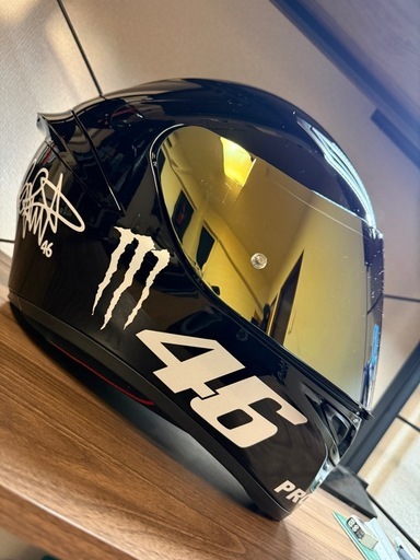 AGV K1S ブラックS アジアンフィット ロッシレプリカデカールチューン