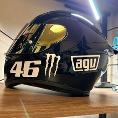 AGV K1S ブラックS アジアンフィット ロッシレプリカデカールチューンの画像