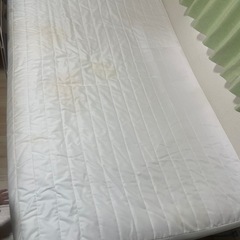 3/26まで 無印 ポケットコイル セミダブルベッドの画像
