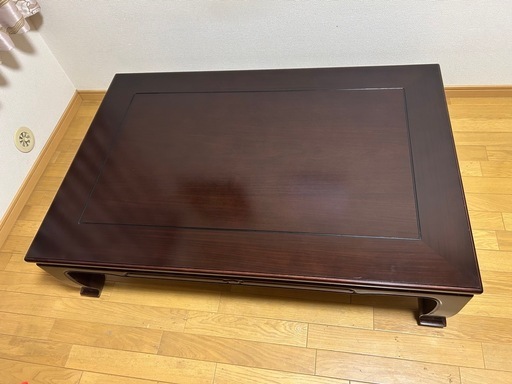 カリモク karimoku 座卓 ローテーブル 121cm 木製 和風テーブル