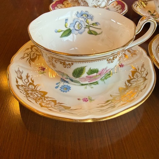 廃盤品 Spode スポード Stafford Flowers カップ&ソーサー