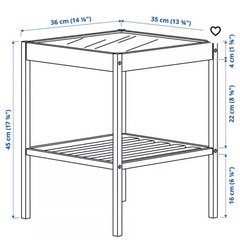 IKEA サイドテーブルの画像