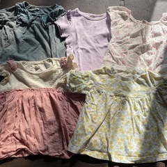 ベビー服　キッズ服　100 女の子　保育園　半袖の画像