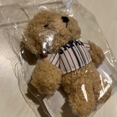 新品未使用　侍JAPAN ベアぬいぐるみ ストライプシャツ　キーホルダーの画像