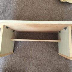 木製ミニテーブル（折りたたみ式）の画像