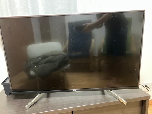 SONY 43インチ 4Kテレビ KJ-43X8500F リモコン付き 動作正常