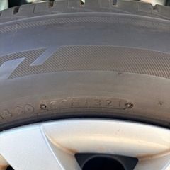 タイヤ4本セット　スチールホイール付き　205/60R16の画像