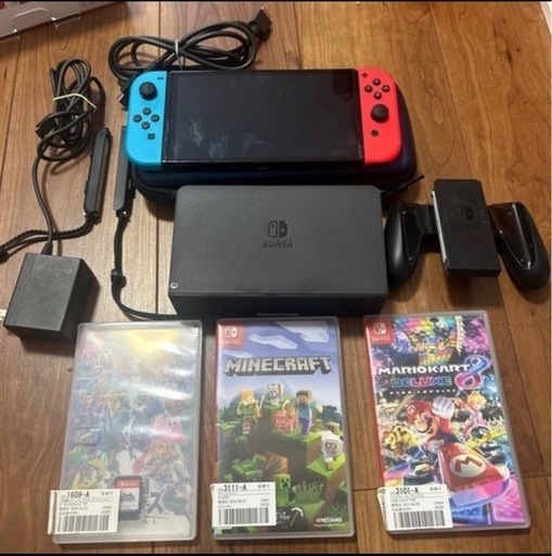 Switch 有機EL（箱無し）＋ソフト3本