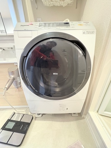 引越し家電セット ドラム式洗濯機＋冷蔵庫 Panasonic 2017年 12000円