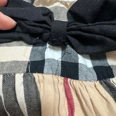 チェック柄ノースリーブワンピース 100cmの画像