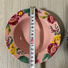 ANNA SUI 花柄皿 ピンク ブルー セットの画像