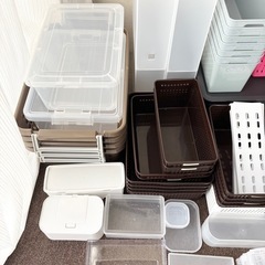  【大量】収納ケース・カゴ・ボックス一括セット（現状渡し） の画像