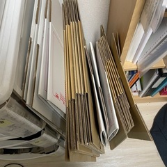 使用すみ、段ボールの画像