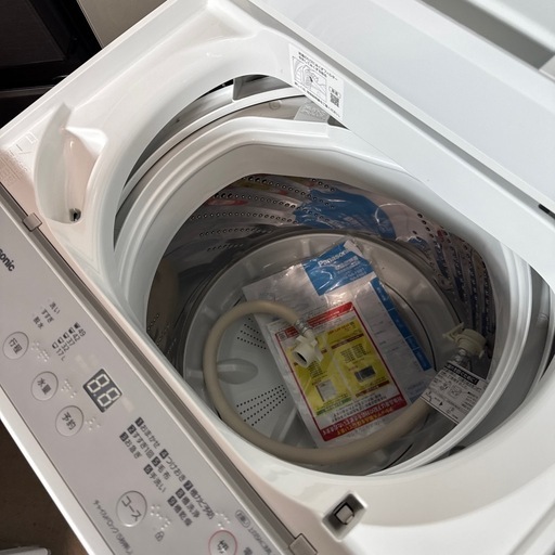 【富山市内配送設置無料！】【洗濯容量6kg】パナソニック　洗濯機　NA-F6B1 2023年製