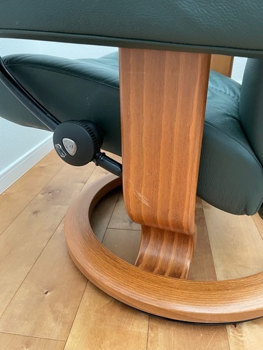 Ekornes エコーネス/本革/ストレスレスチェア/オットマン付き　 