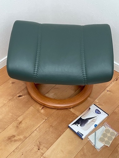 Ekornes エコーネス/本革/ストレスレスチェア/オットマン付き　 