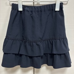 式服　スカート　紺色　130の画像