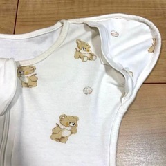 ⭐定価2500円⭐ コペルタ スワドル くまとおもちゃ スリーパー おくるみ Mサイズ コットンの画像