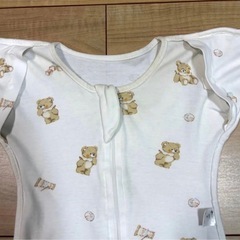 ⭐定価2500円⭐ コペルタ スワドル くまとおもちゃ スリーパー おくるみ Mサイズ コットンの画像