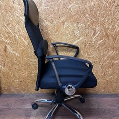 【床傷防止！PUキャスター】タンスのゲン オフィスチェア 腰楽ランバーサポート　ハイバック ロッキング チェアー デスクチェア 椅子の画像