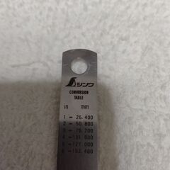 中古のシンワ測定株式会社のステンレス製直尺（２）の画像