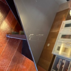 ガラス製コーナーテレビボードの画像