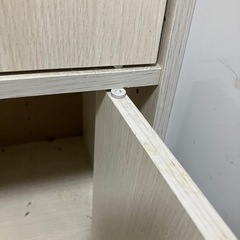 3段 扉付き 収納ボックスの画像