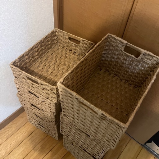 ラタン　かご
