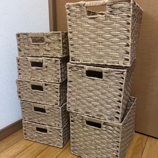 ラタン　かご