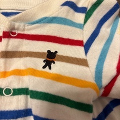 ミキハウス　カバーオール　サイズ50-60 美品の画像